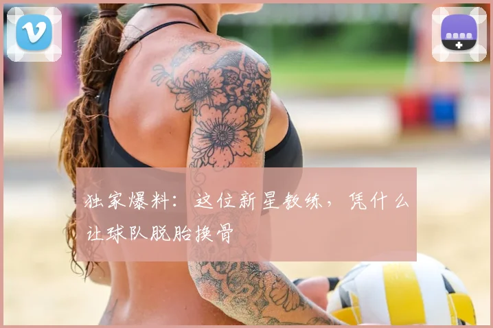 独家爆料:这位新星教练,凭什么让球队脱胎换骨